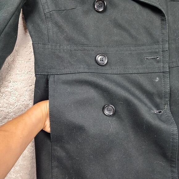 Ann Taylor Double Breasted Lined Trench Coat Size Small - Picture 5 of 9